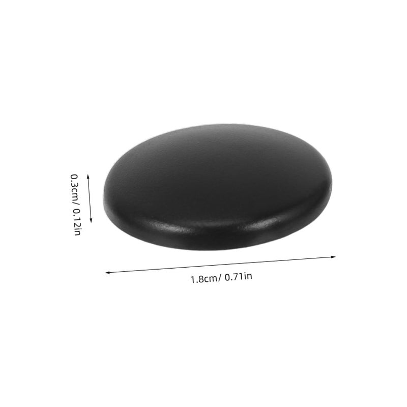 Black Car Door Screw Cover Caps 12pcs Auto Interior Decoration Hardware Accessories - Image 3