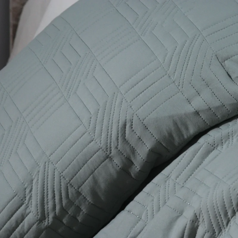 Schafer Home Clara Bedspread Set 3 Pieces-Grey