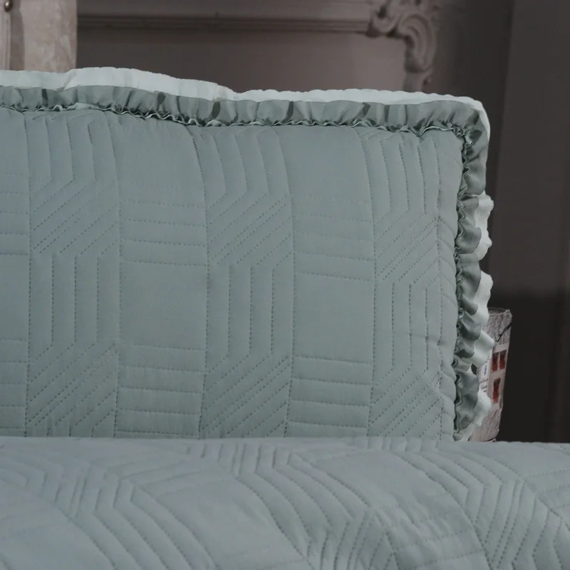 Schafer Home Clara Bedspread Set 3 Pieces-Grey