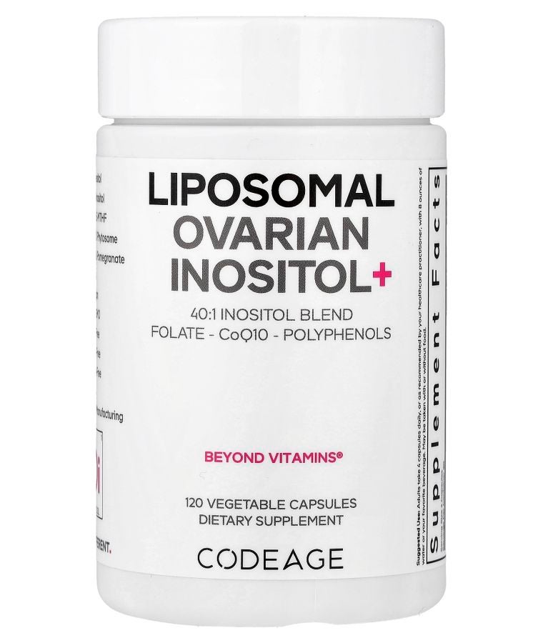 Codeage Liposomal Ovarian Inositol+ 120 Vegetable Capsules