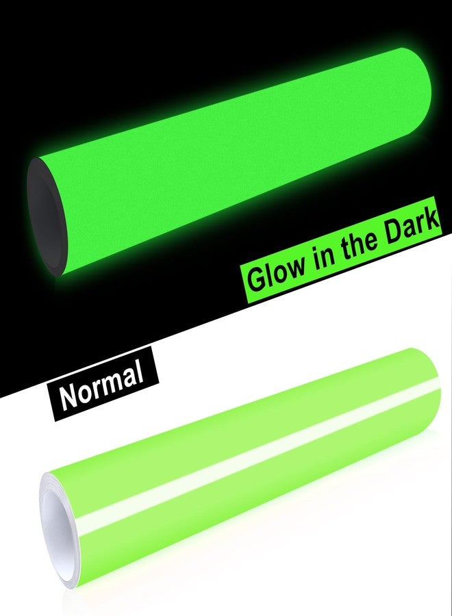 WRAPXPERT Glow in the Dark Permanent Vinyl Roll, Lime Green Glow in the Dark Vinyl for Wrap,Stickers,Decal,Lettering,12" x5ft - Image 4