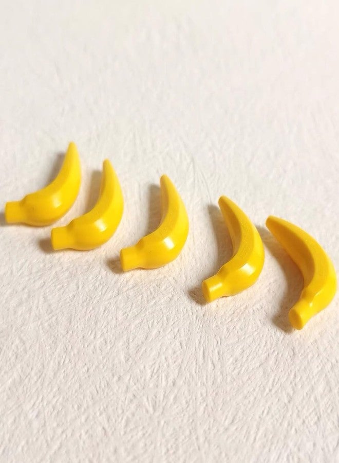 SelHeng 40 Pcs Yellow Mini Fake Banana Fruit, Artificial Banana Props, Plastic Foam Vegetables Fruit as Home Party Ornament Craft Props Gift,Simulation Fruit Props for Photography Blenders and Sponges 3-6CM - Image 4