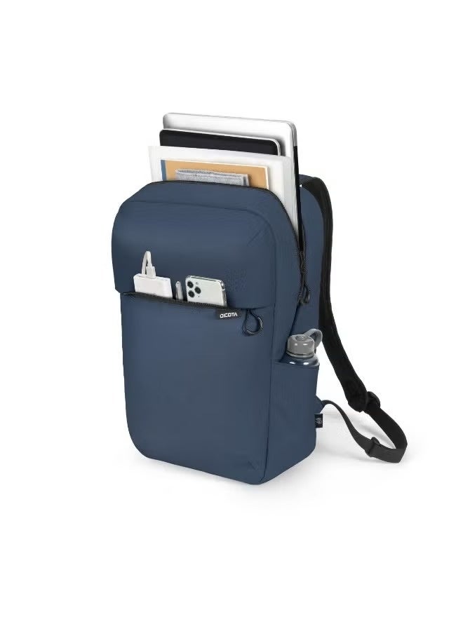 ديكوتا حقيبة ظهر DICOTA COMMUTER للابتوب مقاس 13–16 بوصة | موديل D32120-RPET | حقيبة خفيفة للعمل والسفر | كحلي - Image 4