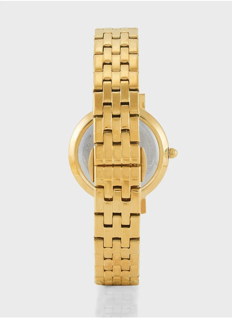 DANIEL WELLINGTON Petite Steel Strap Analog Watch