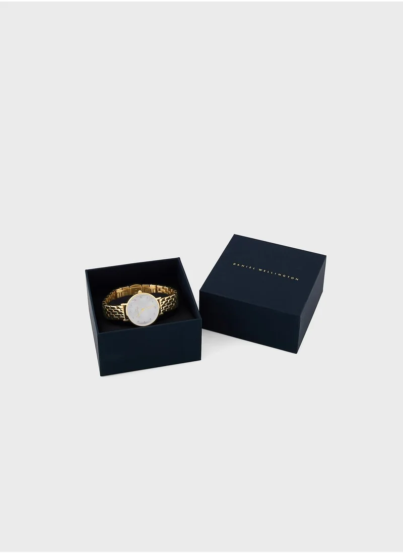 DANIEL WELLINGTON Petite Steel Strap Analog Watch