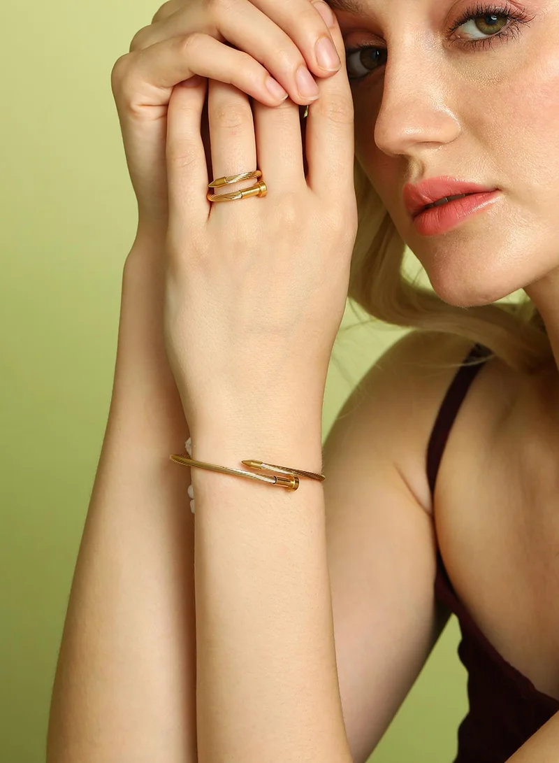 SOHI Screw Artificial Jewellery Set