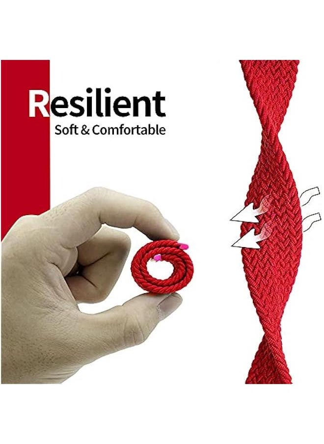 RYNX - for  Watch Band 42mm44mm45mm49mm Strap Braided Solo Loop Replacement Band Wristband for Watch UltraUltra 2 Series 9876SE54321 42mm44mm45mm49mmM Red) - Image 1