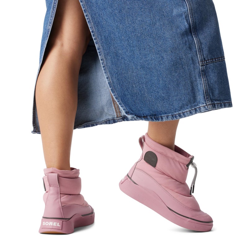 SOREL Women's Out N About lV Puffy Waterproof Boot - Dazed Mauve, Jet - 8.5 - Image 5