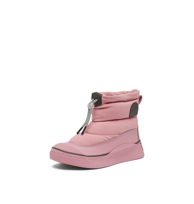 SOREL Women's Out N About lV Puffy Waterproof Boot - Dazed Mauve, Jet - 8.5 - Image 1