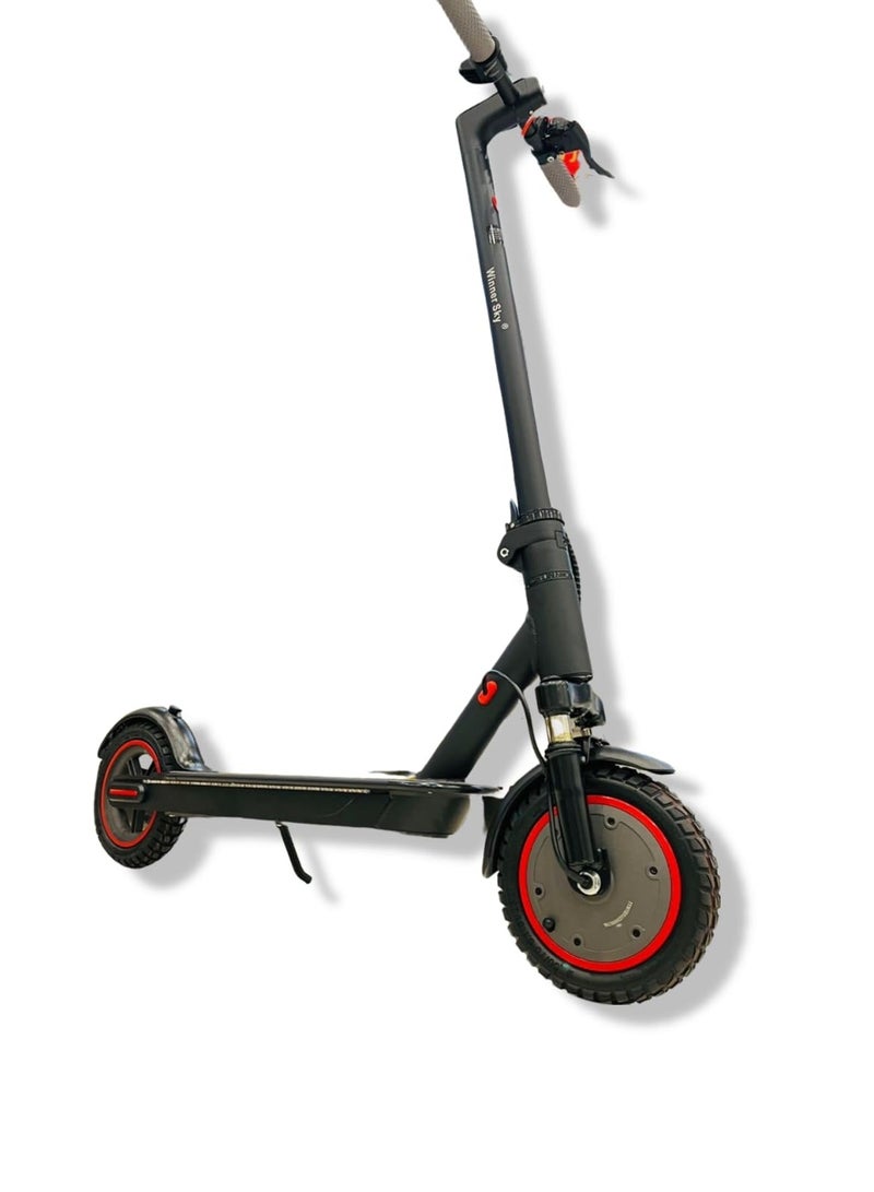 وينر سكاي سكوتر كهربائي بمحرك ٣٥٠ واط، سرعة ٣٥ كم/ساعة، تعليق أمامي، بلوتوث وإضاءة سوداء - Image 3