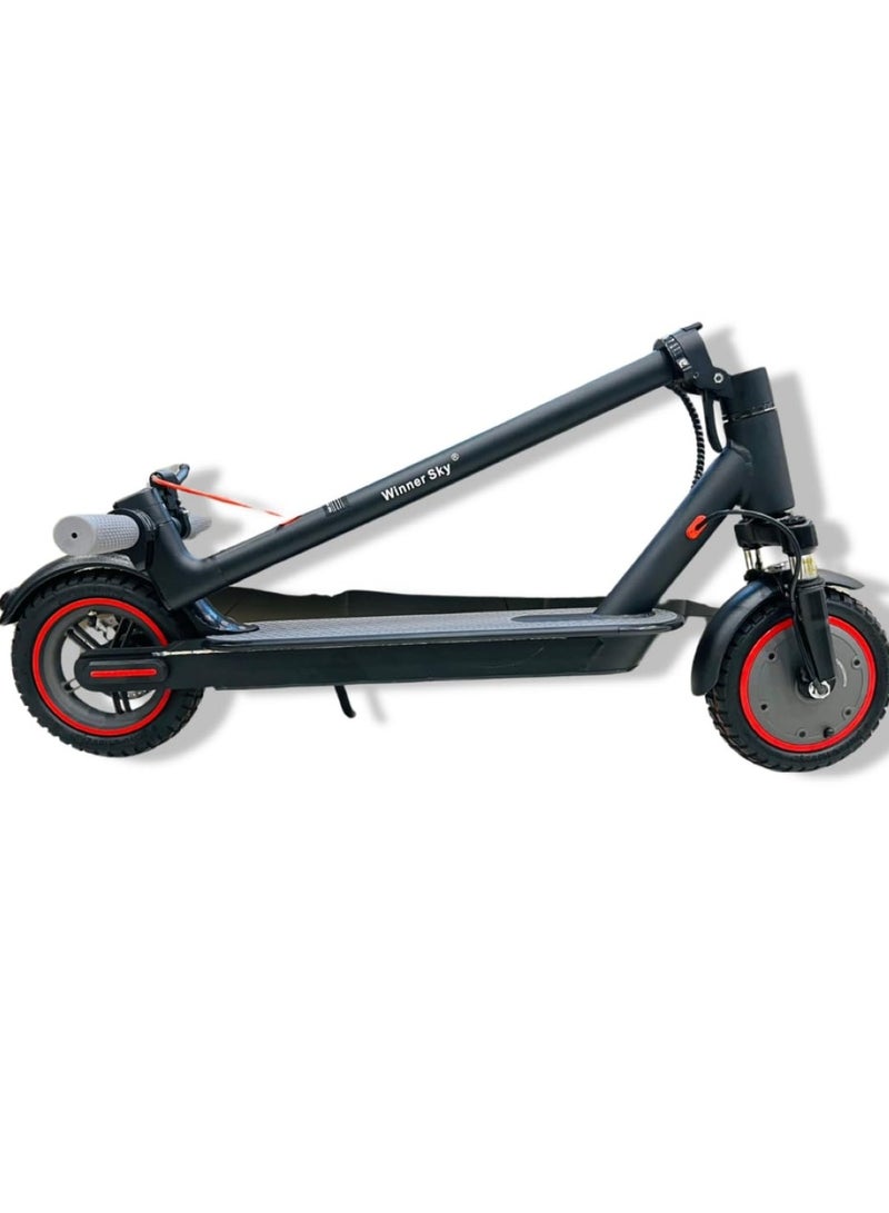 وينر سكاي سكوتر كهربائي بمحرك ٣٥٠ واط، سرعة ٣٥ كم/ساعة، تعليق أمامي، بلوتوث وإضاءة سوداء - Image 2