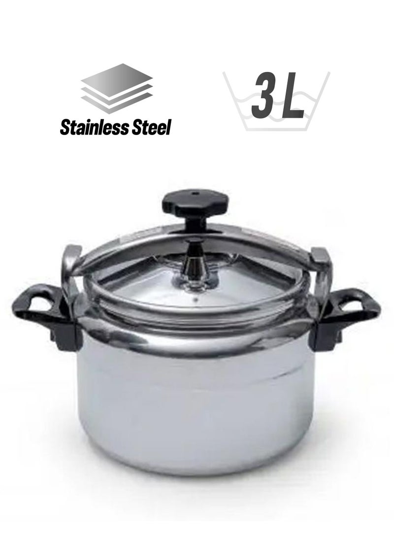 Volcano Pressure Cooker 3 Liter Silver 