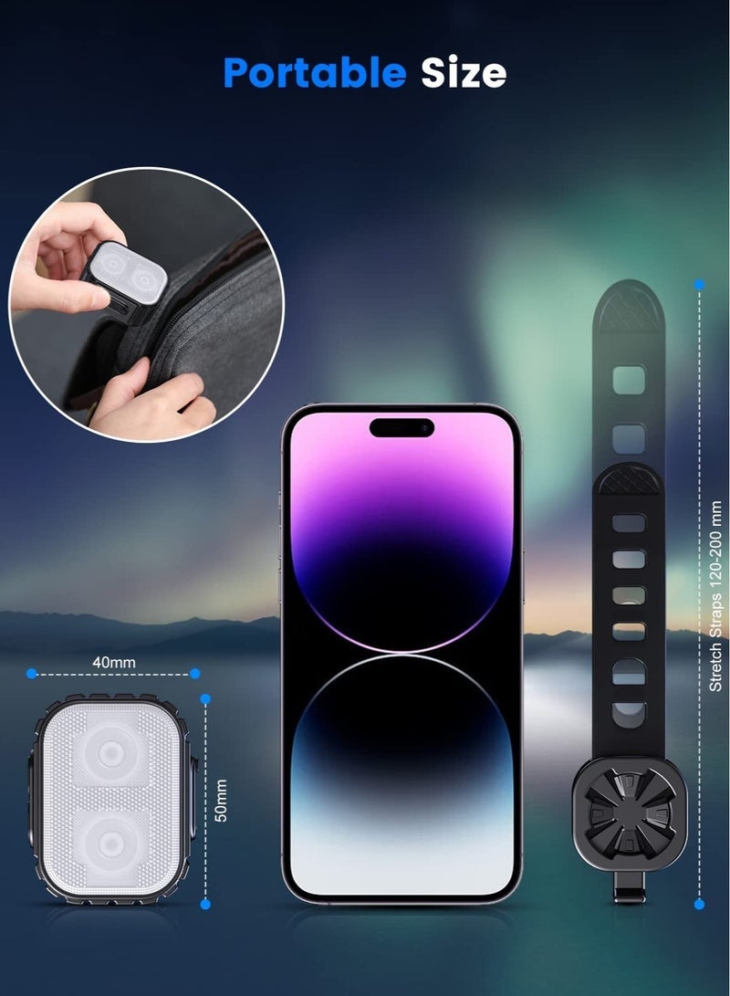 Captaintech Lights for Night Riding, Ultra Bright Rechargeable Bike Light Front and Back, IPX6 Waterproof Bicycle Light Headlight and Tail Light Set, 8/12 Modes, 58Hrs Runtime, Easy to Install - Image 3