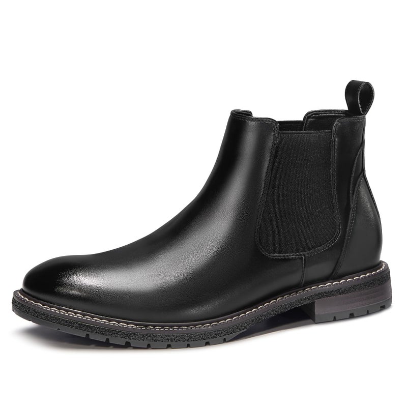 TruVeld Mens Chelsea Boots Men Dress Boots Black Chelsea Boots Slip on Boots for Men Casual Ankle Boots - Image 1