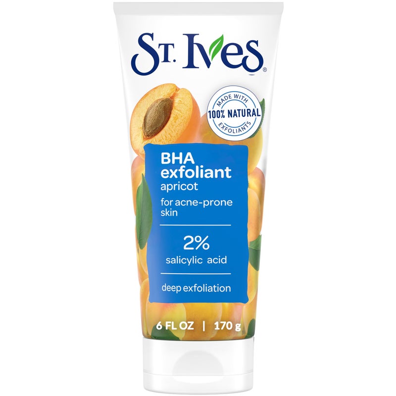ST. Ives St. Ives Acne Control Face Scrub Deeply Exfoliates and Prevents Acne for Smooth, Glowing Skin Apricot Made with Oil-Free Salicylic Acid Acne Medication, Made with 100% Natural Exfoliants 6 oz - Image 1