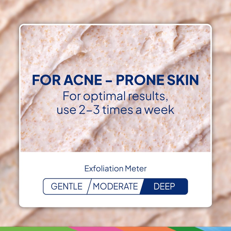 St. Ives Acne Control Face Scrub Deeply Exfoliates and Prevents Acne for Smooth, Glowing Skin Apricot Made with Oil-Free Salicylic Acid Acne Medication, Made with 100% Natural Exfoliants 6 oz - Image 3