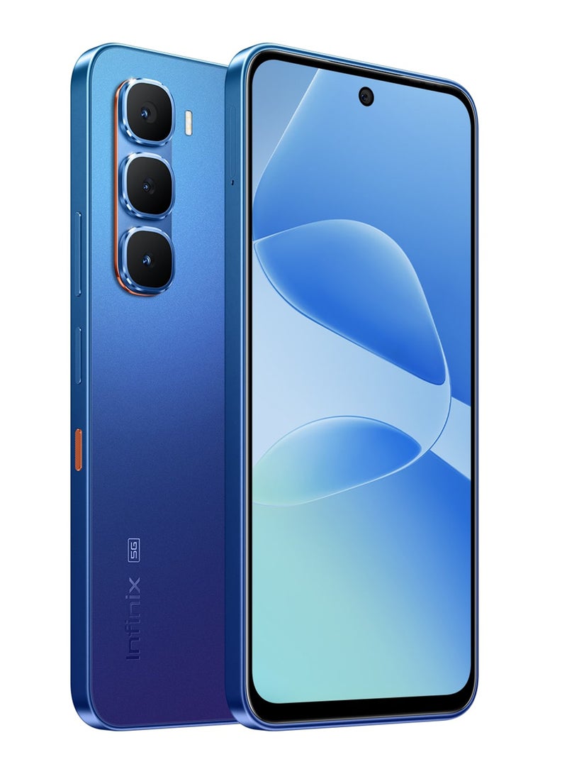 Infinix Hot 60 Dual SIM Shadow Blue 6+6GB RAM 128GB 5G - Middle East Version - Image 3