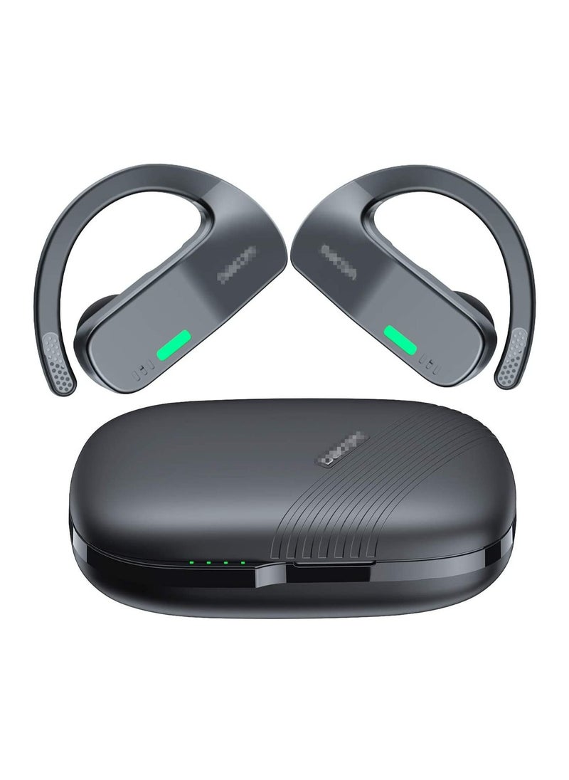 Dacom - Bone Conduction Waterproof Sports Earphone Wireless TWS Earbuds Bluetooth Headphones Stereo with Mic - black - Image 1