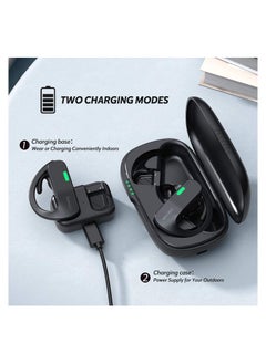 Dacom Bone Conduction Waterproof Sports Earphone Wireless TWS Earbuds Bluetooth Headphones Stereo with Mic - black  - Image 5
