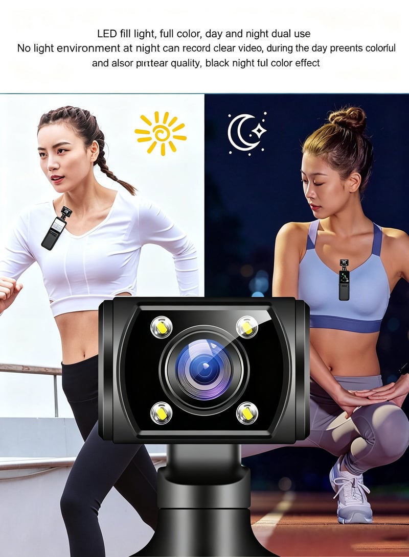 Action Camera 4K WiFi with 180° Rotating Lens and LED Light, 40MP Ultra HD, 135° Wide Angle, APP Control Water Proof Handheld Camera for Outdoor Sports, 1000mAh Long Battery - Image 4