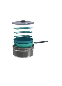 Quechua Stainless Steel 2 Person Camping Cooking Set  - Image 1