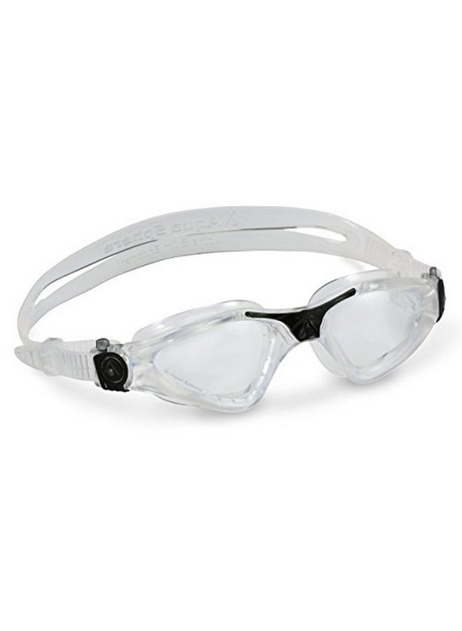 Aqua Sphere نظارات سباحة Kayenne بعدسات شفافة (شفافة؛ سوداء) - Image 1