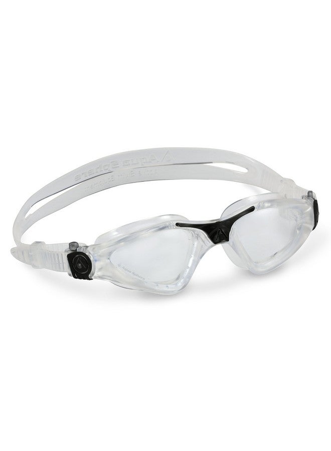 Aqua Sphere نظارات سباحة Kayenne بعدسات شفافة (شفافة؛ سوداء) - Image 2