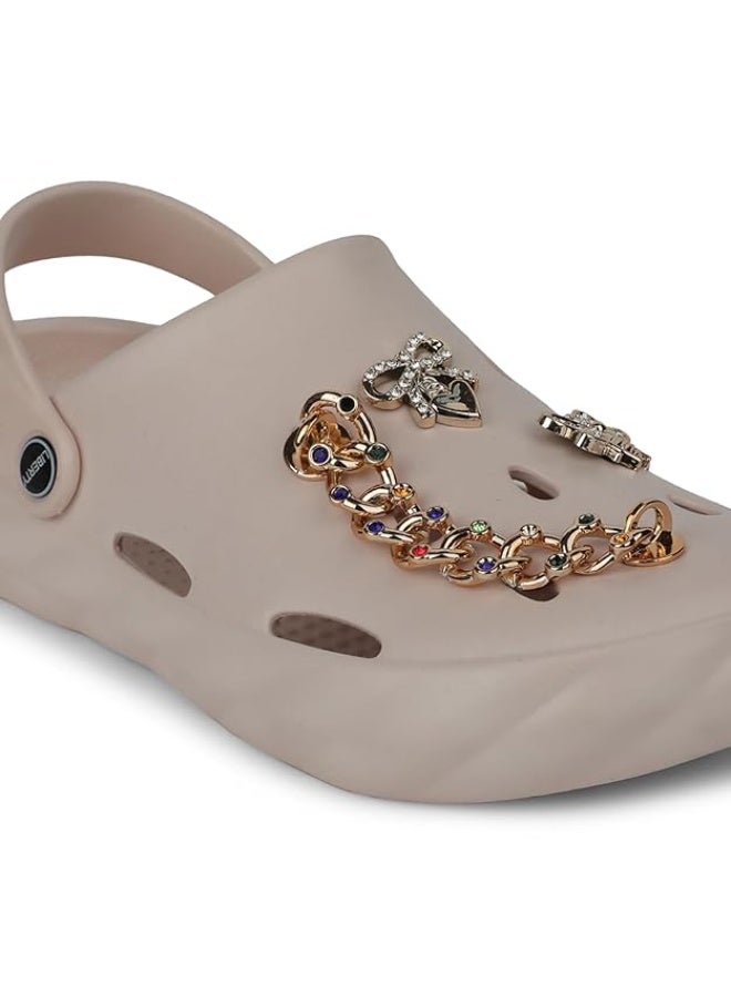 Liberty A HA BEACHWALKL Ladies Peach BIN Clog Sandals 40 - Image 3