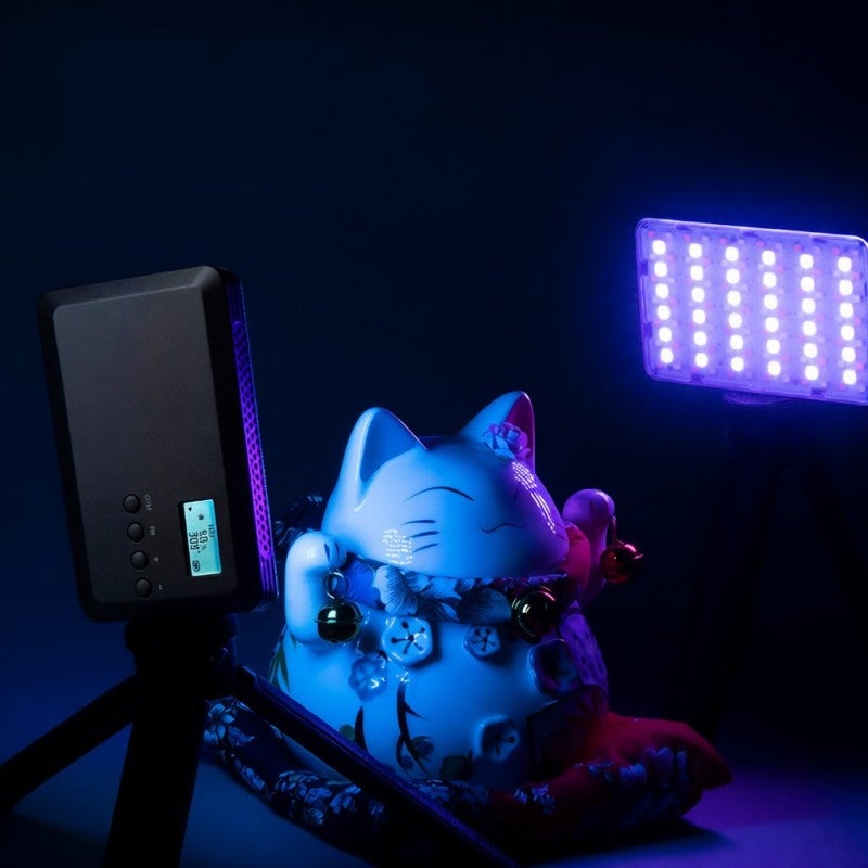 يونجنيو ضوء فيديو LED محمول مع 31 تأثيرًا ضوئيًا FX، ودرجة حرارة لون قابلة للتعديل من 2500 كلفن إلى 9900 كلفن - ضوء LED جيبي مع شاشة LCD للتصوير الفوتوغرافي في الاستوديو والحياة الصامتة والبورتريه - Image 4