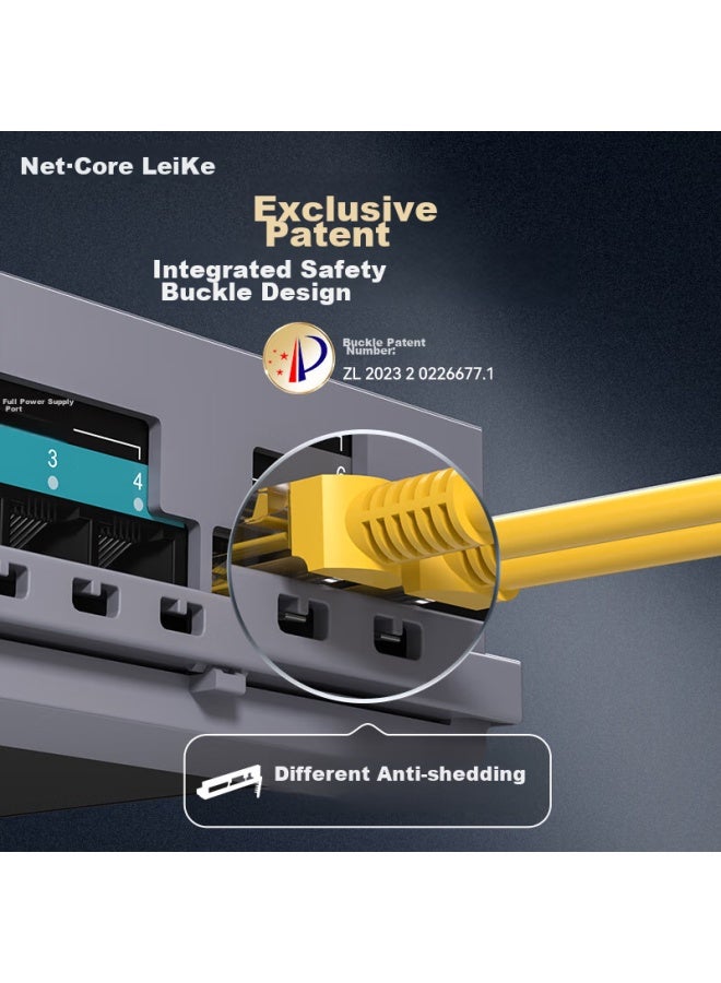 Netcore S6p 6-port 100mbps 4-port Powered Poe Switch, Security Camera Splitter, Unmanaged Network Switch For Engineering And Enterprise, Compatible With Low-voltage Junction Box - Image 3