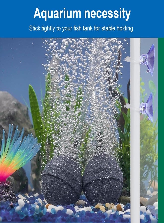 HaiFafafaing 15 Pcs Aquarium Suction Cups with 30 Pcs Zip Ties - Transparent Suction Cup for Aquarium, Plants Binding, Moss Shrimp Nest Landscape Fixation - Utility Sucker Pads for Kitchen Hanging Organization - Image 4