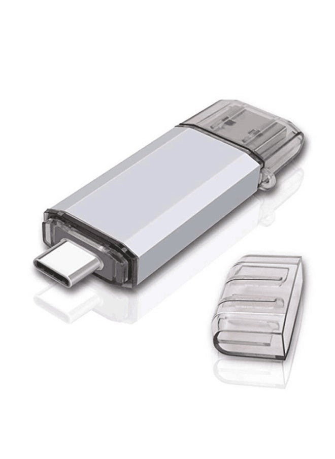 TYPE-C Mobile Phone USB 3.1 USB Car Music Metal Rotating Gift USB OTG TypeC USB-Color:Black-Capacity:16GB  - Image 3