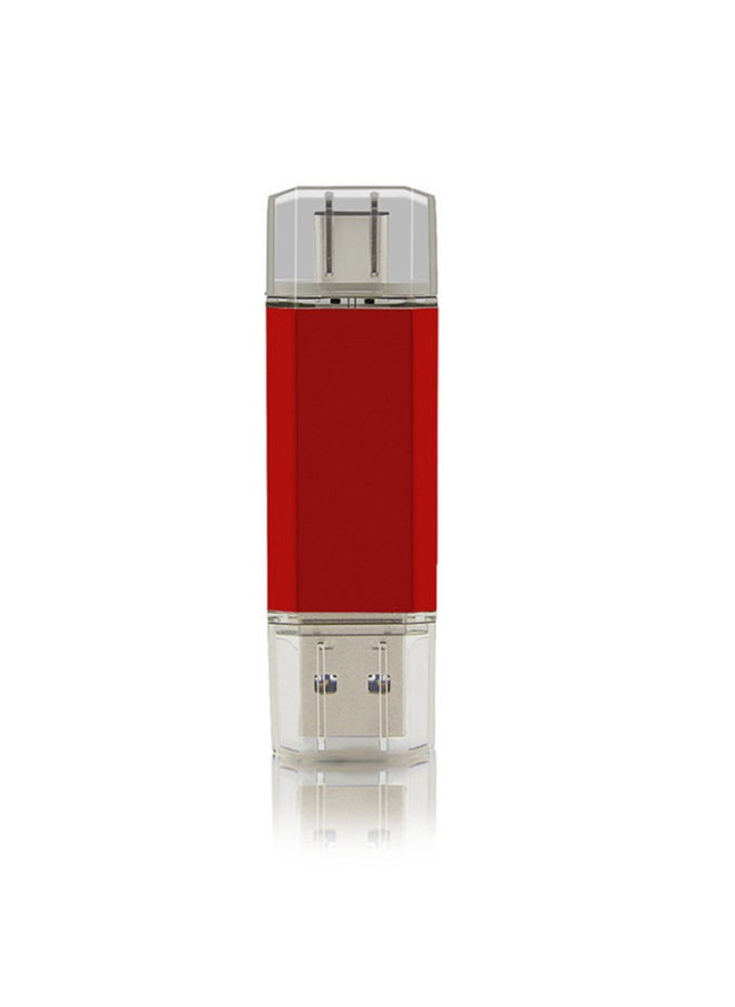 TYPE-C Mobile Phone USB 3.1 USB Car Music Metal Rotating Gift USB OTG TypeC USB-Color:Black-Capacity:16GB  - Image 2