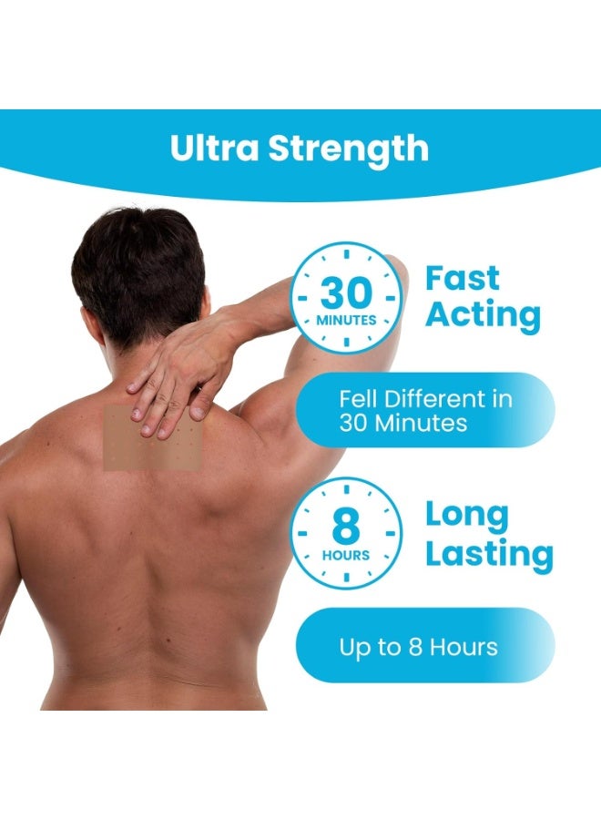 سوميفون عبوات مكونة من 3 من بلسم النمر الأحمر الصيني، رقع عشبية طبيعية للعضلات والمفاصل والظهر والكتف والركبة، رقعة ساخنة - Image 2