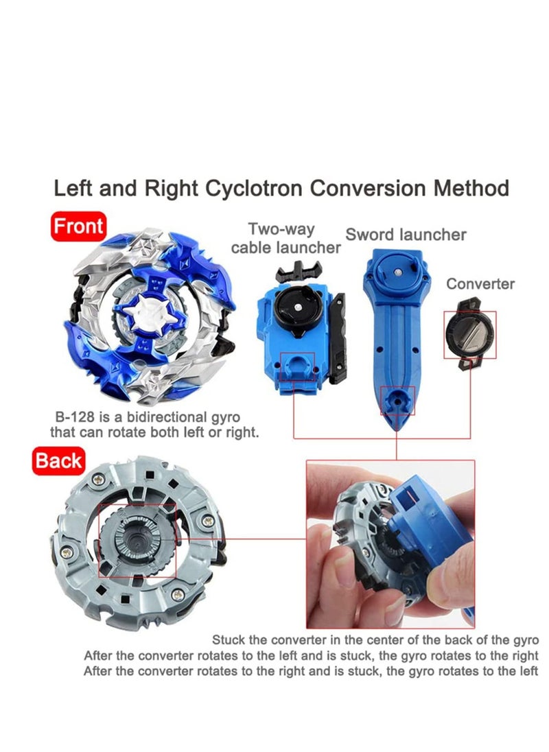 Gyro Battling Top Burst Blade Gyro Toy Battle Set,8 Spinning Top Burst Gyros 2 Launchers Combat Battling Game with Portable Storage Box Gift for Kids Children - pzsku/Z78008679852839FB7F48Z/45/_/1687935520/3cc0bcea-2cfe-49e4-9c02-70fe22c61009