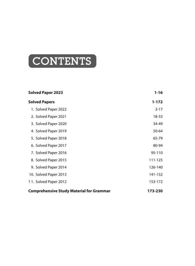 Arihant IAS Mains 12 Years' Compulsory English Solved Papers (2023-12)