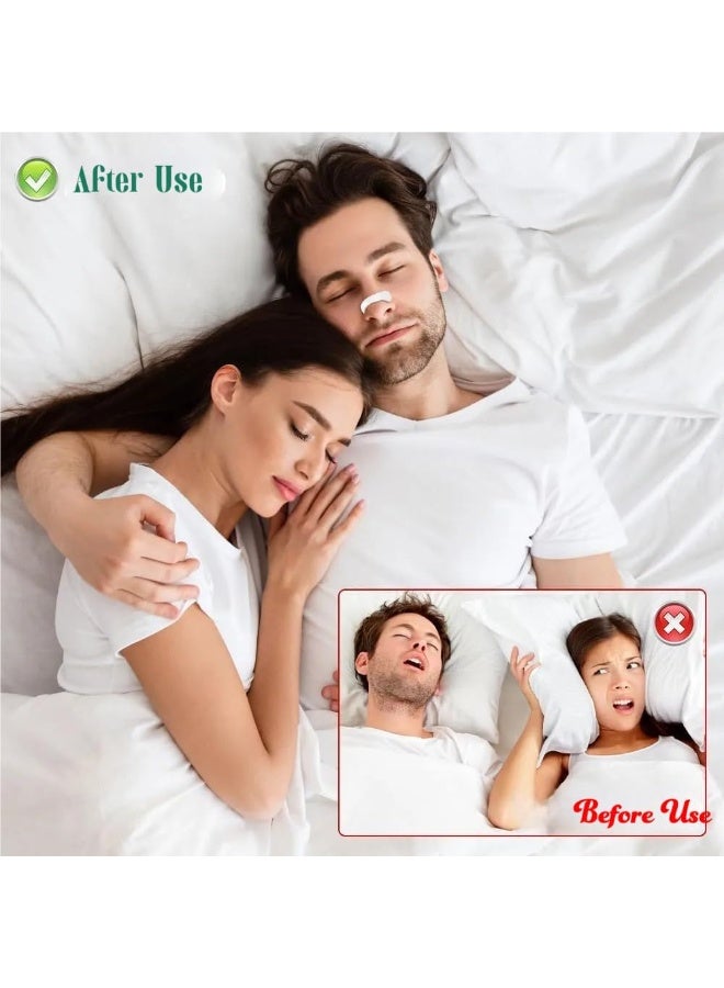 ZESTU Nasal Strips Starter Kit (30 ct, White) – Extra Strength Snoring Relief, Enhanced Breathing & Sleep Quality – Boosts Oxygen, Sweat-Resistant & Skin-Friendly for Better Comfort - Image 3