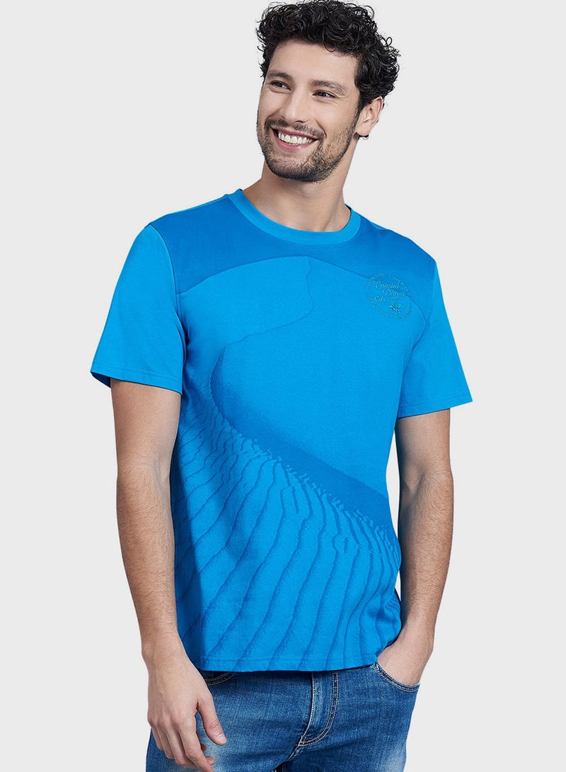 bhpoloclub Graphic Crew Neck T-Shirt - Image 1