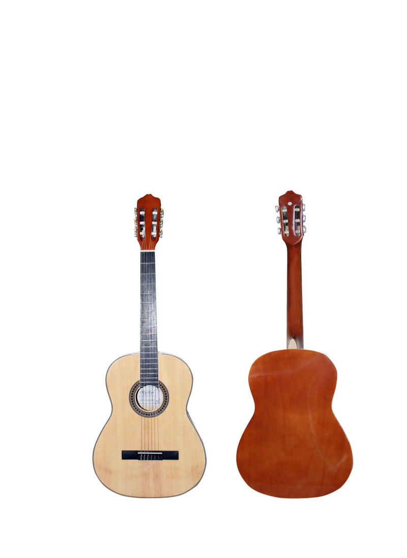 39 inch MegArya Natural Classical Guitar with bag  - Image 2