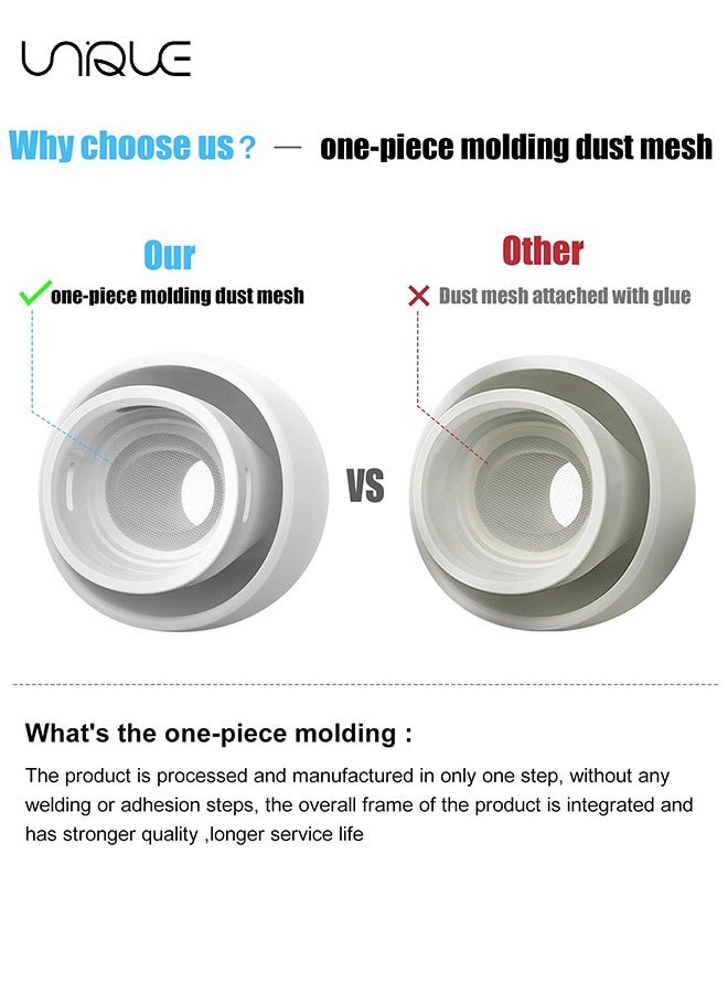 Unique Replacement Ear Tips for AirPods Pro 2 3 Pairs Silicone Earbuds Gel Covers Small Medium Large Sizes Comfortable Fit Daily Use Accessories White - Image 4