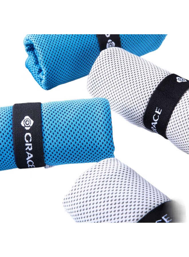 Grace Cooling Antibacterial Sports Towel For Gym, Men And Women, Adult Quick-Dry Sweat-Absorbing Running Wrist Face Towel, Single Pack - Image 2