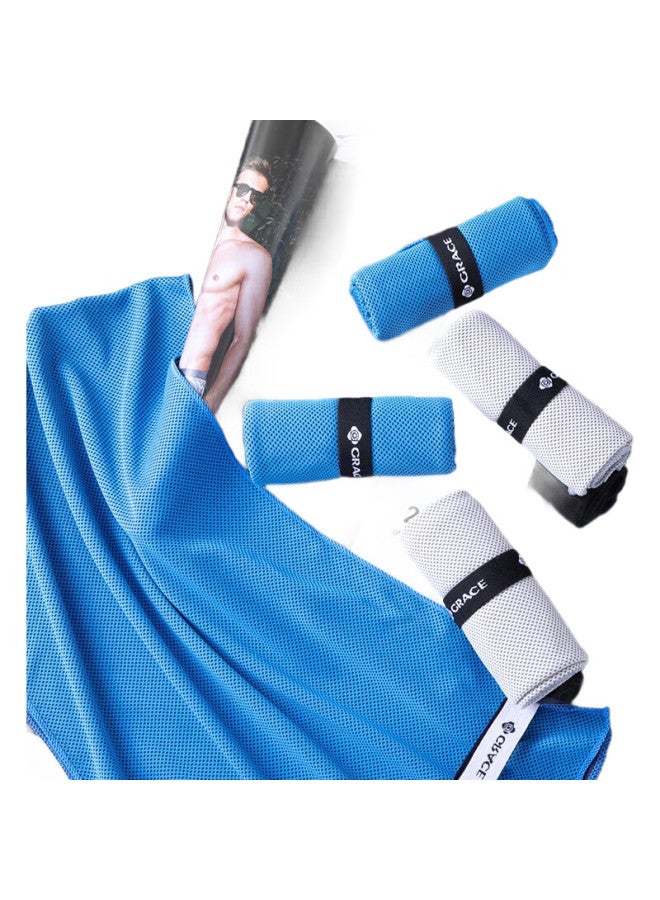 Grace Cooling Antibacterial Sports Towel For Gym, Men And Women, Adult Quick-Dry Sweat-Absorbing Running Wrist Face Towel, Single Pack - Image 3