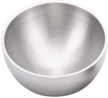 Taluka Stainless Steel Round Double Wall Mirror Polish Serving Bowls with Designer Knob Lid 17Cm Silver - Image 4
