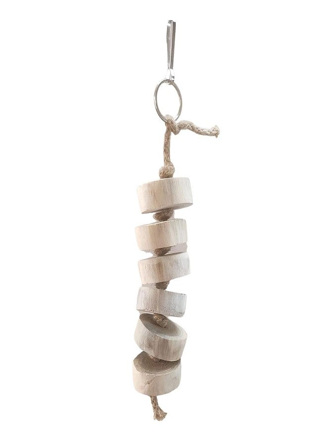 SS Organic Wooden Parrot Cubes Blocks Chewing Toys Parrot Knots Block Chew Toy Wood Hanging Toys Medium Large Birds Conures Cockatiels African Grey Cage Accessories - Image 4