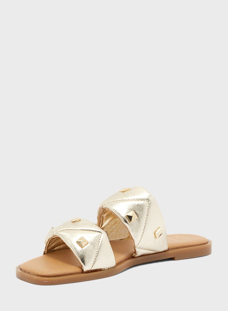 ديون لندن صندل مسطح لورينزا دي - Image 2