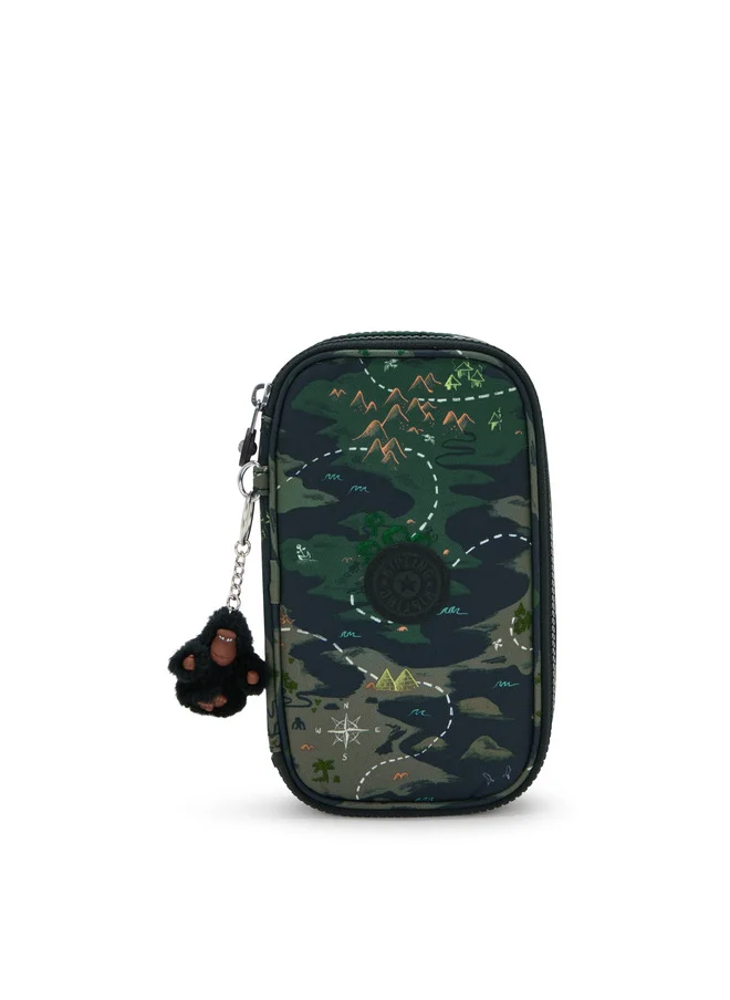 kipling 50 Pens Camo Treasure Medium Pencase