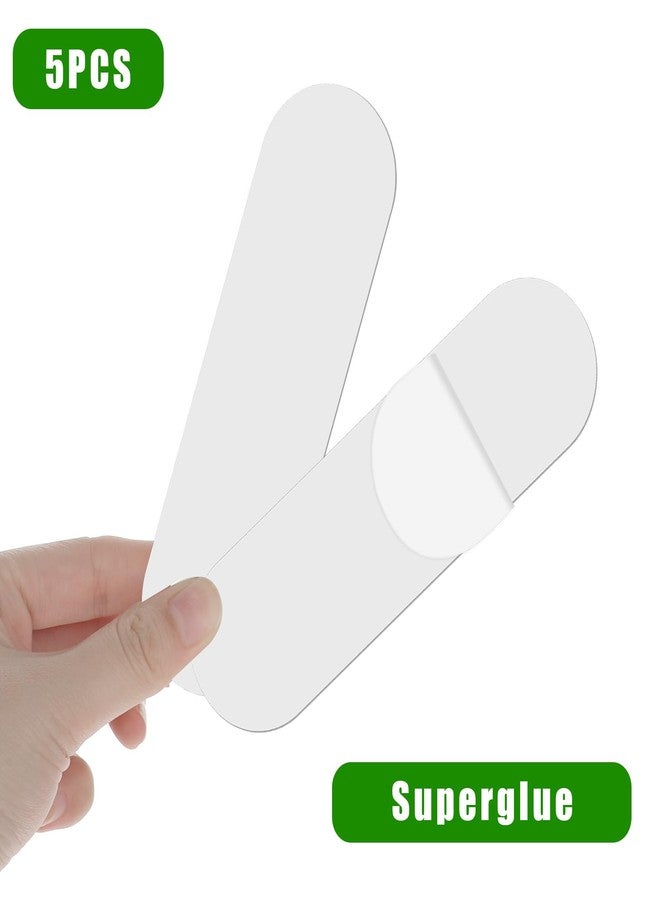 Psyqtsuary 5Pcs Self Adhesive Strips Paper Towel Holder Under Cabinet Replacement, 5.7 x 1.7 Inch - Image 3