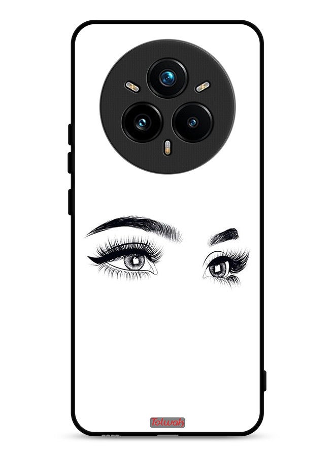 Tolwak غطاء حماية لجهاز Realme 14 Pro Plus 5G بتصميم فني للعيون