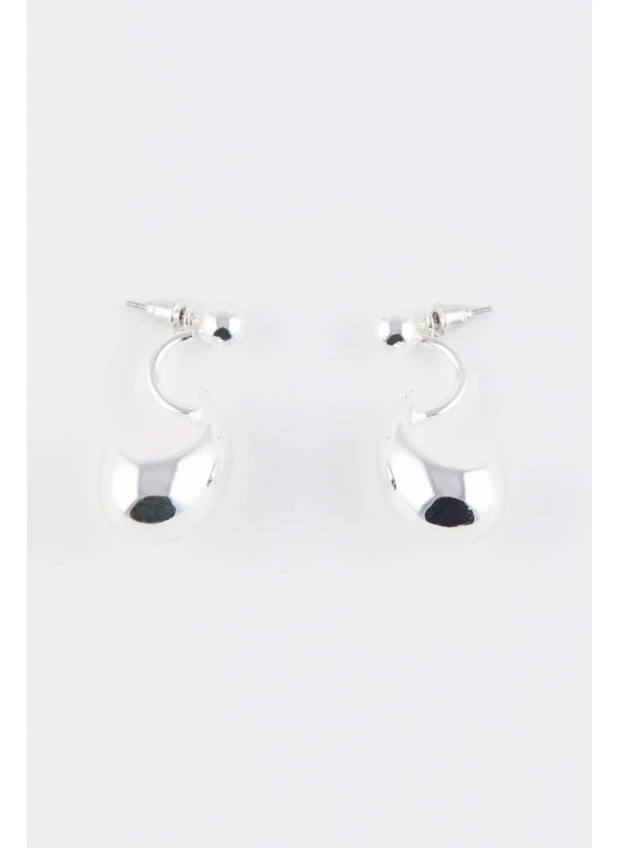 DeFacto Women's Silver Earrings C7108AXNS