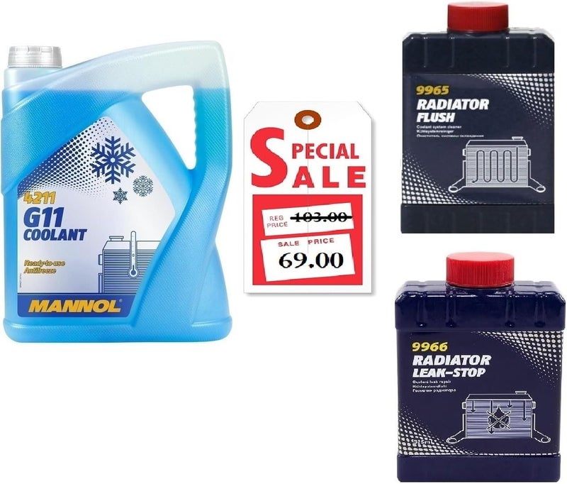 HTE Mannol All-in-One Cooling System Maintenance Kit